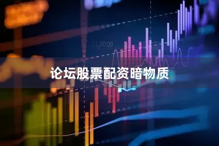 论坛股票配资暗物质