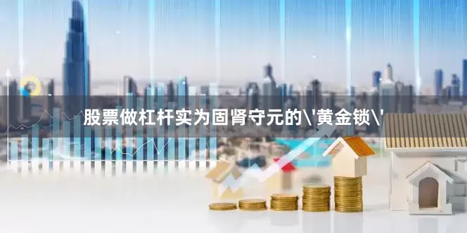 股票做杠杆实为固肾守元的'黄金锁'